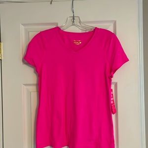 Lilly Pulitzer Pink Luxletic top